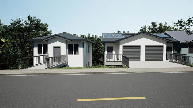 Exterior, Facade, Solar Panels, Ranch