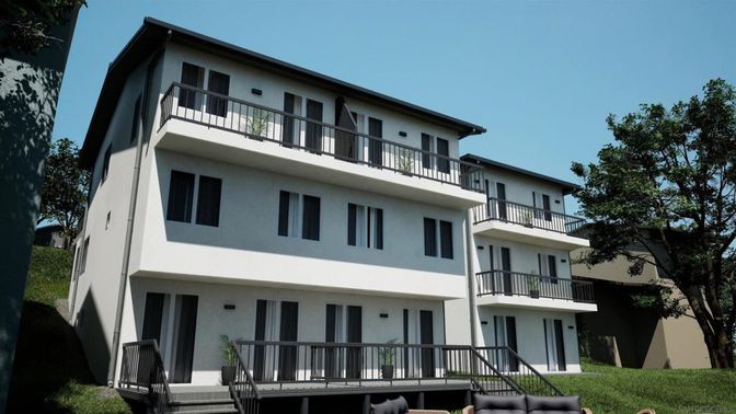 Exterior, Facade, Modern