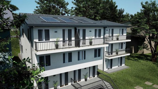 Exterior, Facade, Solar Panels, Farmhouse