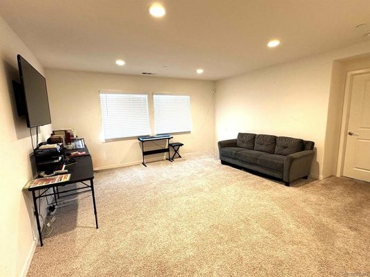 Game Room, Home Office, Interior, Recessed Lighting