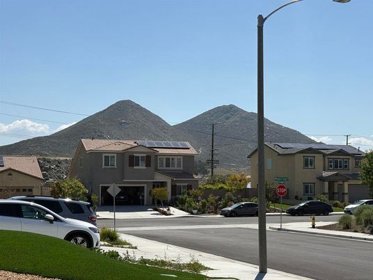 Exterior, Facade, Solar Panels, French Provincial