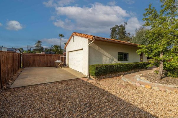 Backyard, Detached Garage, Exterior