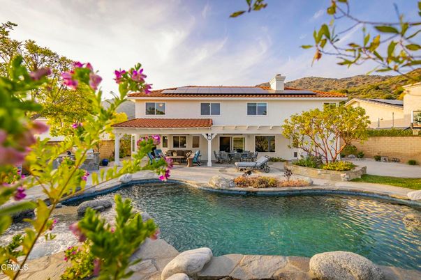 Exterior, Pool, Solar Panels