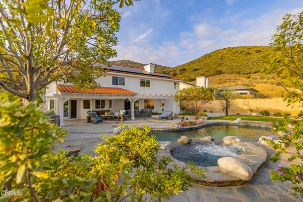 Exterior, Pool, Solar Panels
