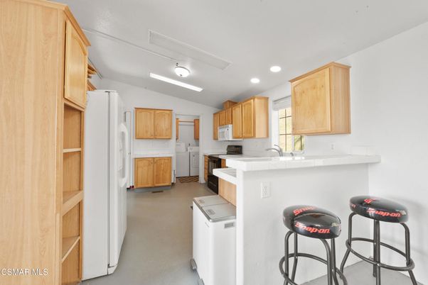 Interior, Kitchen, Recessed Lighting, Tile Countertops