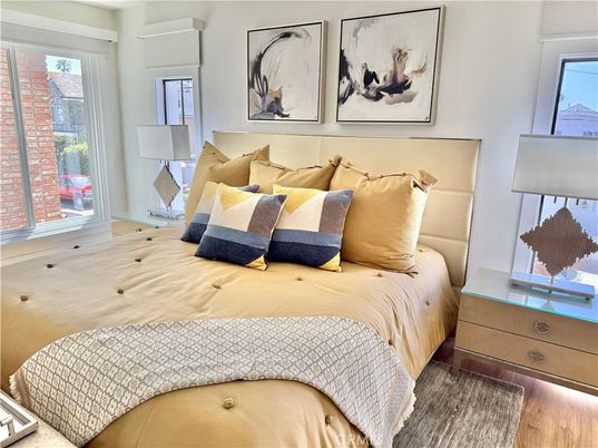 Bedroom, Interior, Wood Texture Flooring