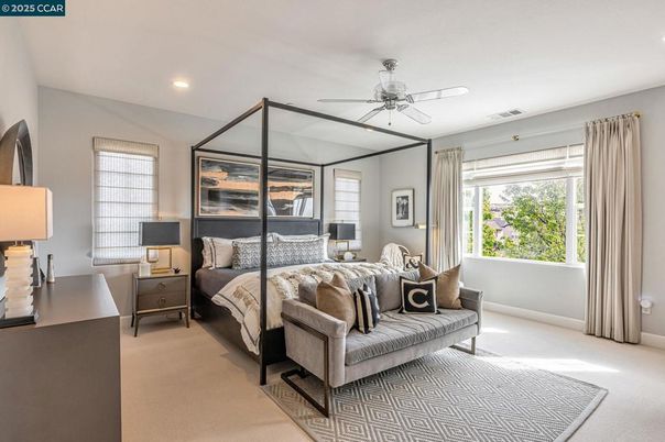 Bedroom, Interior, Recessed Lighting