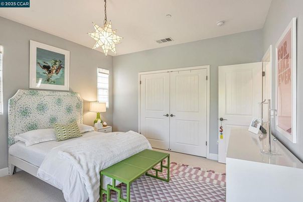 Bedroom, Interior, Pendant Lights