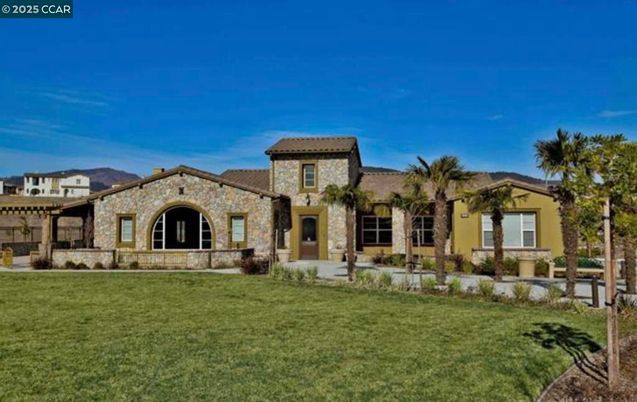 Backyard, Exterior, Facade, Mediterranean