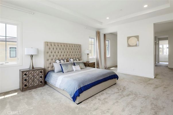 Bedroom, Interior, Recessed Lighting