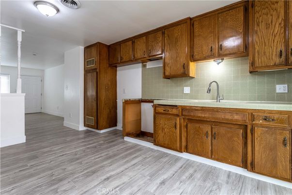 Interior, Kitchen, Wood Texture Flooring