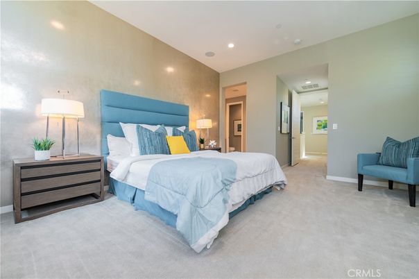 Bedroom, Interior, Recessed Lighting