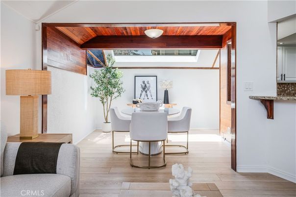 Dining room, Interior, Wood Texture Flooring