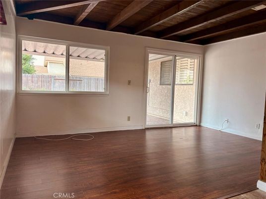 Empty room, Interior, Wooden Beams, Wooden Ceilings, Wood Texture Flooring
