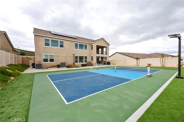 Exterior, Solar Panels, Tennis Courts