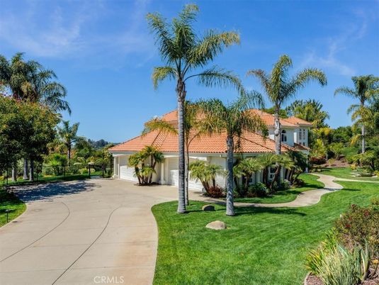 Attached, Backyard, Exterior, Facade, Mediterranean