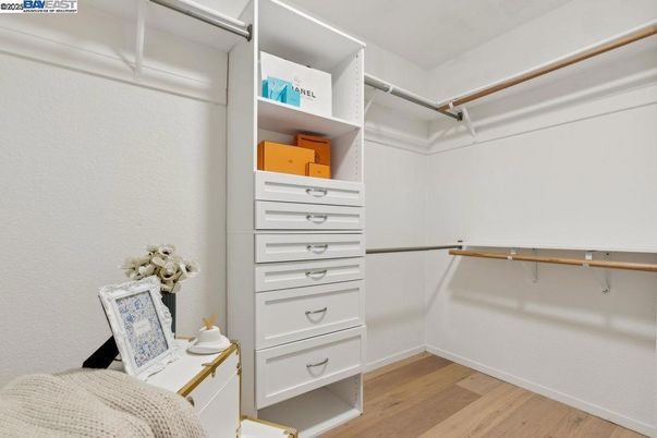 Interior, Walk-in Closets, Wood Texture Flooring
