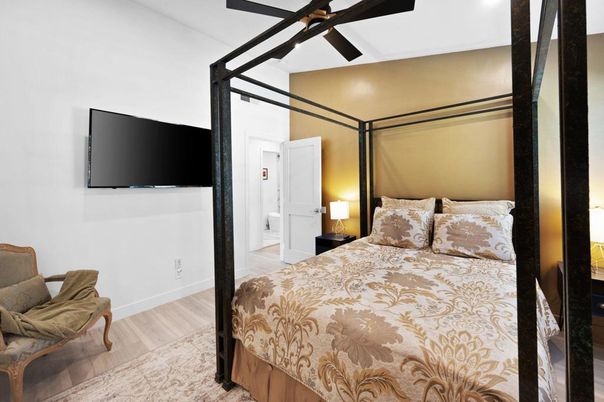 Bedroom, Interior, Wood Texture Flooring