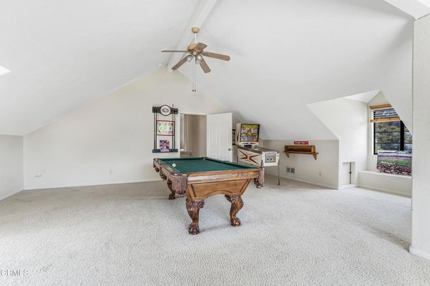 Billiard Table, Game Room, Interior