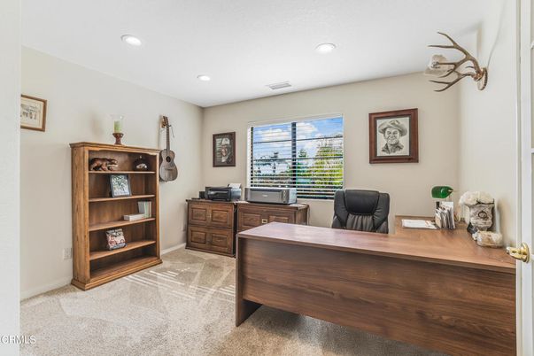 Home Office, Interior, Recessed Lighting