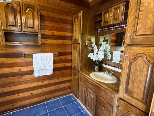 Bathroom, Interior, Wooden Walls