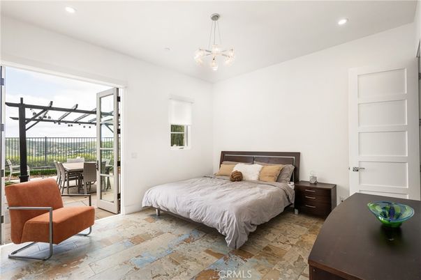 Bedroom, Interior, Pendant Lights, Recessed Lighting