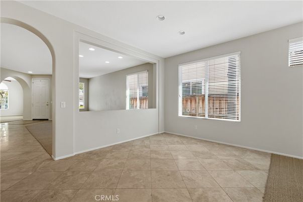 Empty room, Interior, Recessed Lighting