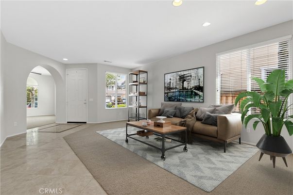 Interior, Living room, Recessed Lighting