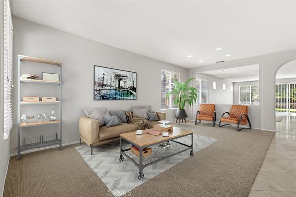 Interior, Living room, Recessed Lighting