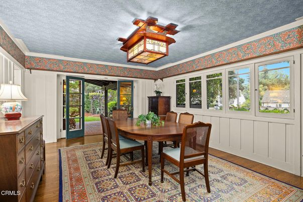 Dining room, Interior, Wood Texture Flooring