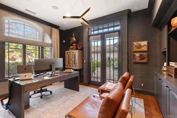 Home Office, Interior, Wood Texture Flooring