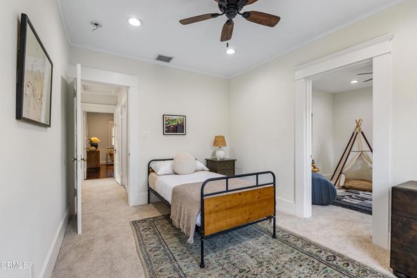 Bedroom, Interior, Recessed Lighting