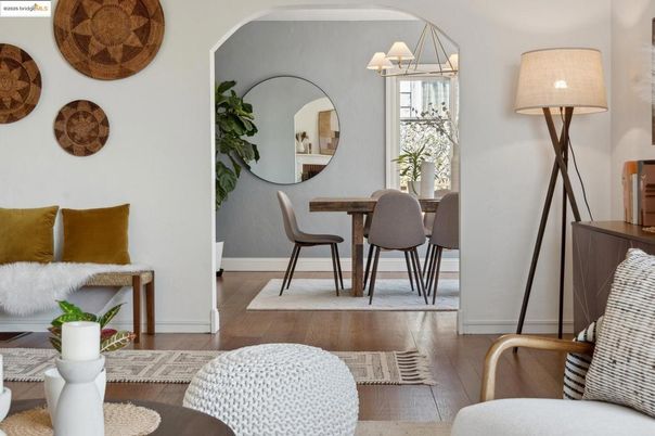 Dining room, Interior, Wood Texture Flooring