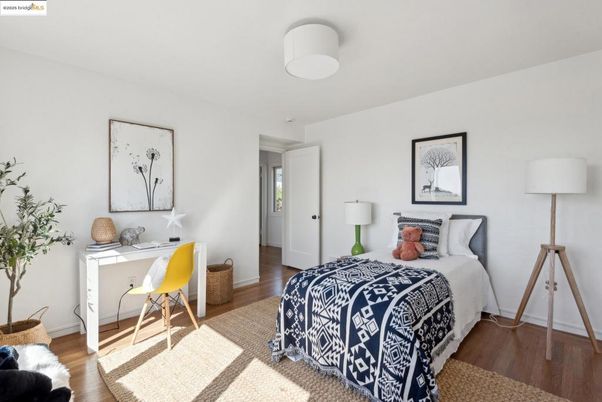Bedroom, Home Office, Interior, Wood Texture Flooring