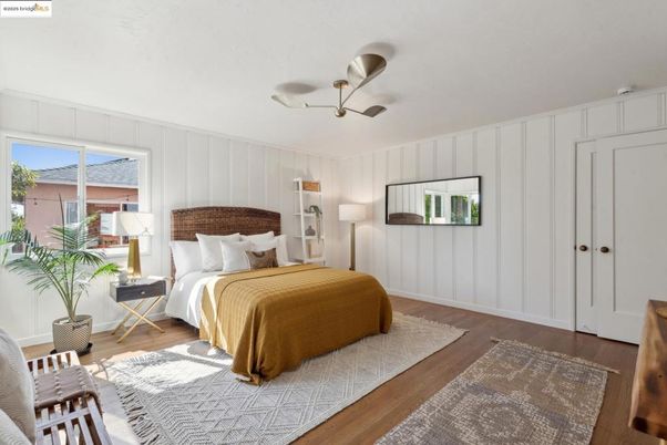 Bedroom, Interior, Wood Texture Flooring