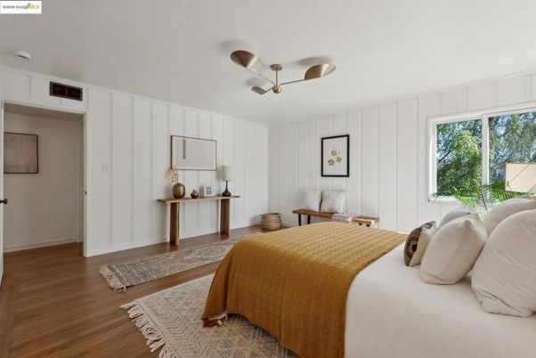 Bedroom, Interior, Wood Texture Flooring