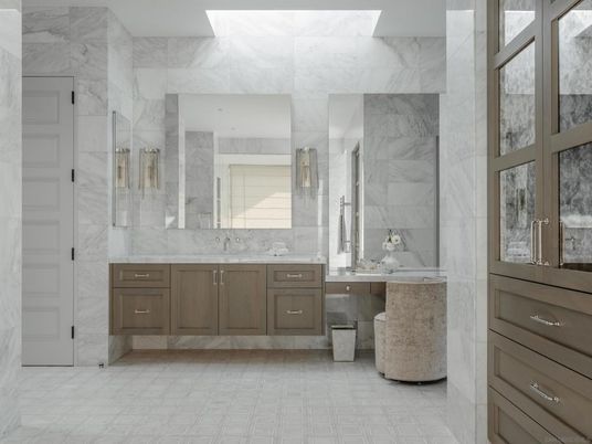 Bathroom, Interior, Marble Walls