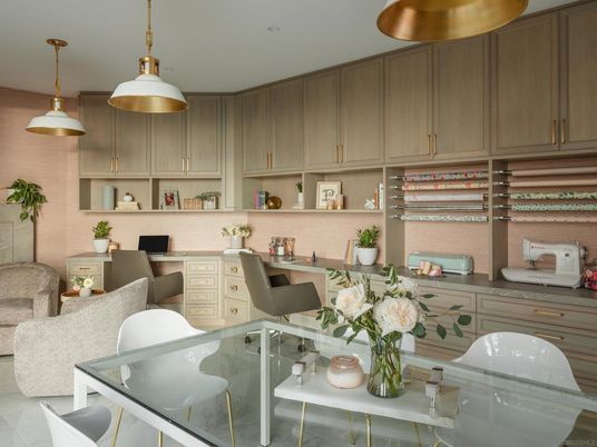 Home Office, Interior, Pendant Lights