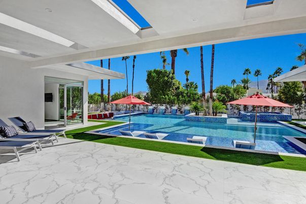 Exterior, Marble, Pool