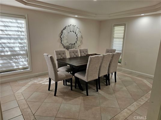 Dining room, Interior, Recessed Lighting