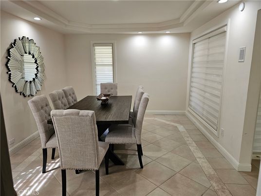 Dining room, Interior, Recessed Lighting