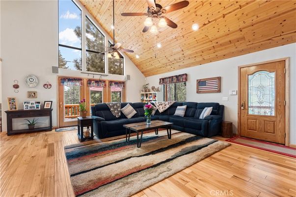 Interior, Living room, Recessed Lighting, Wooden Ceilings, Wood Texture Flooring