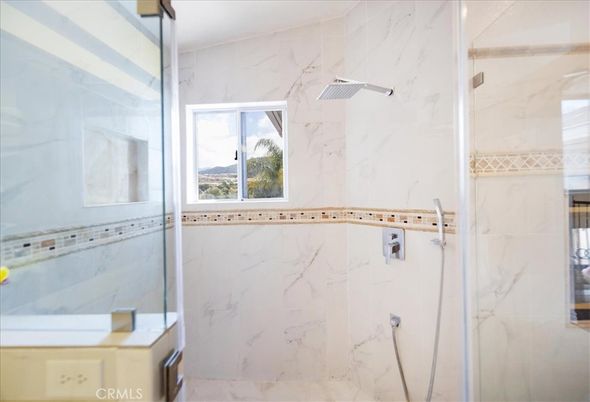 Bathroom, Glass Shower, Interior, Marble Walls
