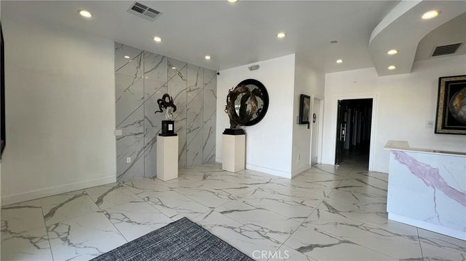 Interior, Marble, Marble Walls, Recessed Lighting