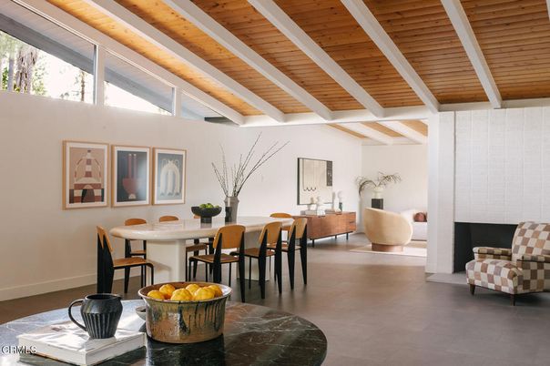 Dining room, Interior, Wooden Beams, Wooden Ceilings