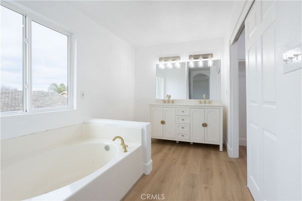 Bathroom, Interior, Wood Texture Flooring