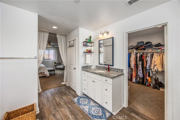 Interior, Recessed Lighting, Walk-in Closets, Wood Texture Flooring