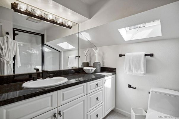 Bathroom, Dual Sink Vanities, Glass Shower, Interior