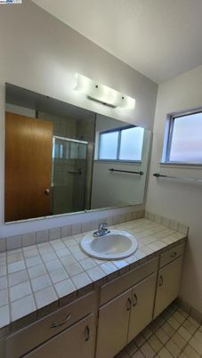 Bathroom, Glass Shower, Interior, Tile Countertops