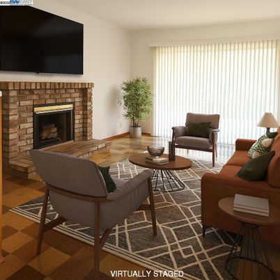 Fireplace, Interior, Living room, Stone Walls, Wood Texture Flooring